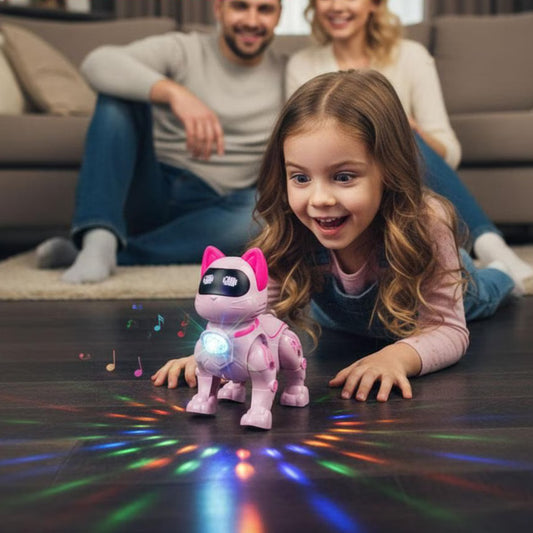 3u1 Robot Maca koja svetli, peva i trči
